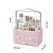 High-End Large Capacity Makeup Organizer Box, Dresser Drawer Storage Rack For Cosmetics And Jewelry - Multicolor - View 8