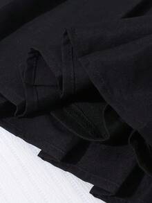 SHEIN Girls' Pleated High Waist Skirt With Built-In Safety Shorts, 2-In-1 Skirt Pants, Versatile For All Seasons, Can Be Paired With Shirts, T-Shirts, Polos, Hoodies, Jackets