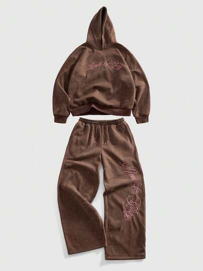 Street Life Men's Casual Hooded Sweatshirt & Sweatpants Set