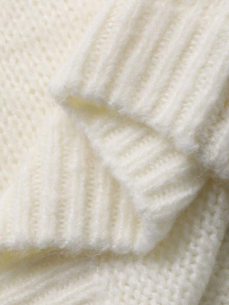 Tween Girls Crew Neck Lace Patchwork Sweater, Fall