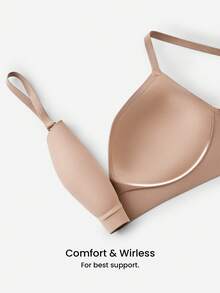 LUVLETTE Dream Curve Support+ 黑色无钢圈聚拢T恤 基本尺码 Freedom文胸 无痕内衣 舒适必备