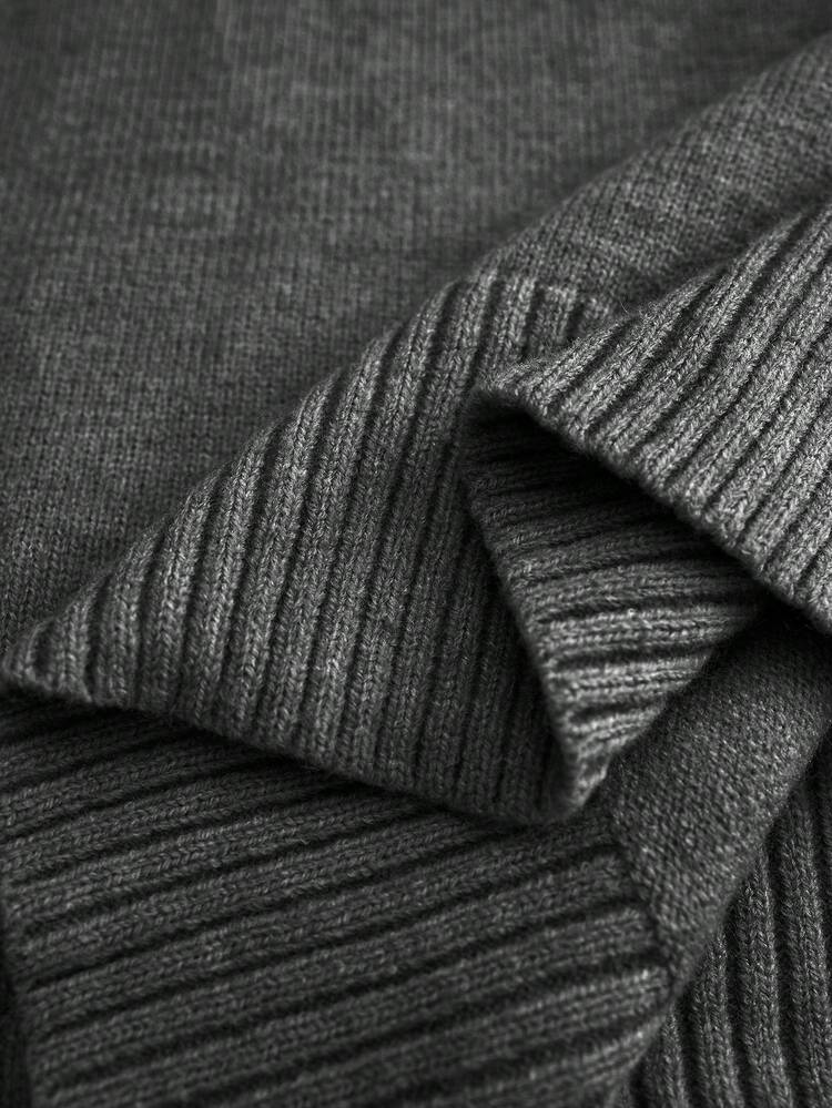 カラーブロック袖 サイドスリット ハイロー裾 タートルネック ボディコンスウェットドレス マルチカラーヤーン使用 快適で高品質 パーティー、音楽フェス、ホームウェア、入学式、ギフト、ショッピングに