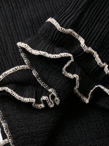 DAZY Tween Girls' Casual Solid Color Loose Straight Leg Pants