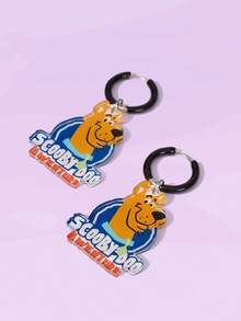 SCOOBY-DOO X SHEIN Pendientes colgantes para mujer - Multicolor - Ver 2