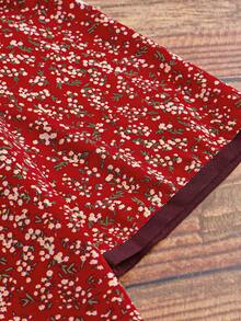 Rusticease 大码碎花V领撞色滚边休闲度假连衣裙 - 彩色 - 查看 5