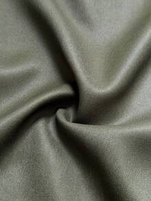 Sunspun 两件套：森林绿刺绣编织上衣搭配编织半裙，初秋 - 軍綠色 - 查看 8