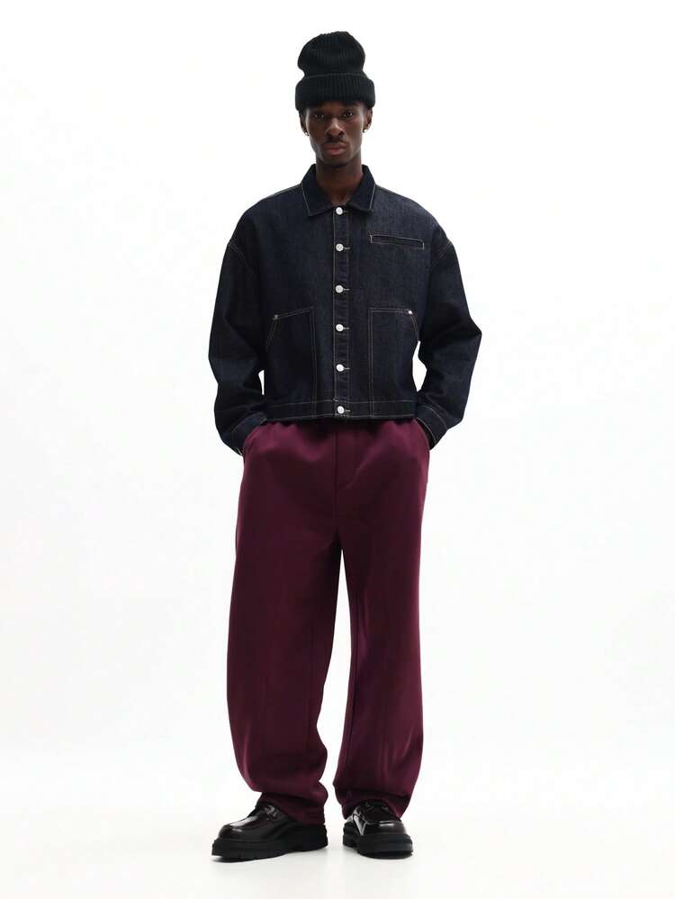 Relaxed Fit Sweatpants With Text Branding