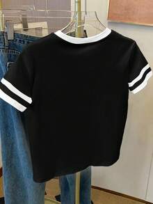 Resyla 花卉印花圆领T恤 女式上衣 - 彩色 - 查看 2