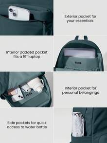 GLOWMODE Multi-Compartment Backpack Commuting Travel Exercise 21L Fall Winter