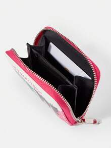 HARRY POTTER X SHEIN Ví đựng tiền xu có khóa kéo, thiết kế tối giản, kiểu dáng ba mảnh, thích hợp cho nữ. - Nhiều màu - Xem 6