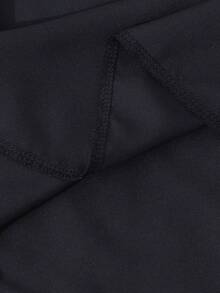 女童复古优雅连衣裙，珍珠领，泡泡袖，蝴蝶结腰带，星光网纱裙摆，适合派对、宴会和节日穿着。 - 黑色 - 查看 7