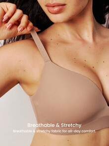 LUVLETTE Dream Curve Support+ 黑色无钢圈聚拢T恤 基本尺码 Freedom文胸 无痕内衣 舒适必备