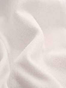 SHEIN Clasi 女士时尚优雅白色纽扣装饰长款大衣 - 卡其色 - 查看 8