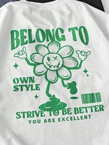 Manfinity VCAY 年轻男士针织休闲宽松短袖多件装，时尚日常穿着 - 彩色 - 查看 3