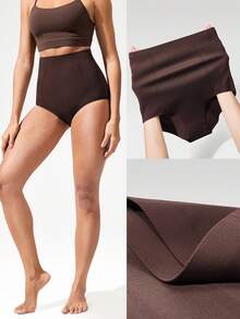 GLOWMODE 1 Pack Sculpt Fit High-Rise Waist Smoothing Effect Coverage Underwear Daily Casual - Cinnamoninspiration - View 8