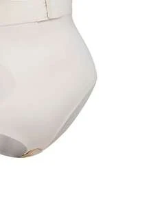 SHAPORA Plus Size Seamless Bodysuit, Skin Color, Casual & Comfortable, Daily Wear, Shapewear For Tummy Control Bodysuit Shapewear Strapless Body Shaper - Apricot - View 5
