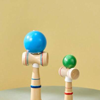 Zazumi Bóng tung hứng chuyên nghiệp Joivida 1 dành cho người mới bắt đầu chơi Kendama, một quả bóng tung hứng đa năng và bóng thể thao phù hợp cho các hoạt động ngoài trời của thanh thiếu niên. Thích hợp cho người mới bắt đầu rèn luyện khả năng phối hợp tay mắt, phối hợp cơ thể và khả năng kiểm soát.