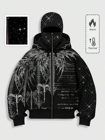 Street Life Felpa con cappuccio personalizzata da uomo per l'autunno/inverno, giacca in stile streetwear