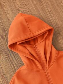 Manfinity Unisex Men's Knitted Casual Loose Fit Long Sleeve Zip-Up Hooded Sweatshirt, Couple Things