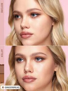 SHEGLAM Trio Hero 臉部彩妝盤-薑餅修容兩用多用途塑身粉 品牌 美容 化妝 化妝品 適合女性與女孩 完美搭配冬季 Y2K 時尚 流行 生日禮物 假期 派對準備就緒 最佳顏色