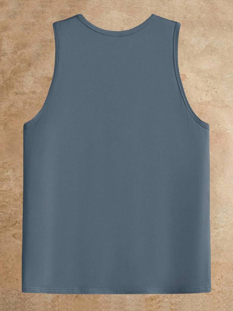 Manfinity VCAY 男士针织休闲上衣3件装，适合日常穿着，男士背心套装，男士无袖上衣，男士基础款背心 - 彩色 - 查看 9