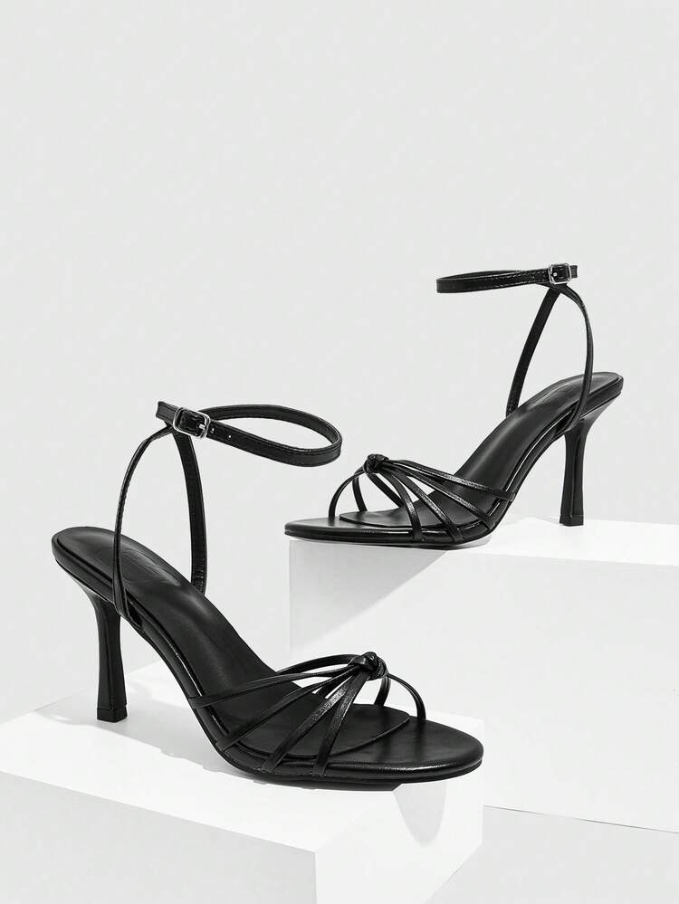 CUCCOO SZL Women's Elegant Commuter Heeled Sandals Valentine's Day Prom Heels Summer Shoes