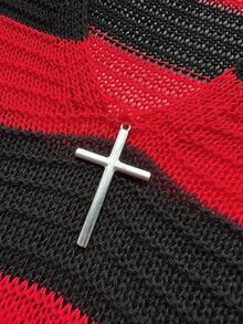 Whyspr Pull à capuche oversize à rayures blocs de couleurs, automne/hiver - Multicolore - Voir 8