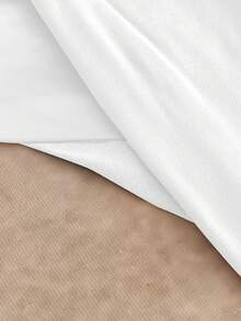 Manfinity NXTstreet 3 件装男士休闲纯色针织短袖 T 恤，适合日常穿着 - 白色 - 查看 4