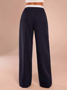 SHEIN Forever 21 春夏女装浪漫/舞会/正式/生日/90年代/商务休闲/优雅/西式/外出/时尚/休闲/千禧年/夜店/办公室/鸡尾酒会/复古/紧身/锐舞节/趣味/优雅/老钱/街头风/度假/乡村音乐会/工作/端庄/春假/单身派对/演唱会/酷女孩/基础款/毕业/低腰/宽松/直筒裤 - 紫色 - 查看 2