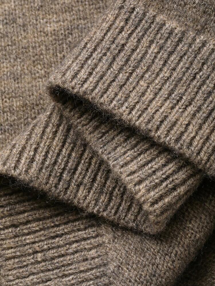 Tween Girls Colorblock Turtleneck Sweater With Bow