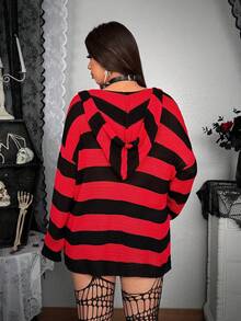 Whyspr Pull à capuche oversize à rayures blocs de couleurs, automne/hiver - Multicolore - Voir 4