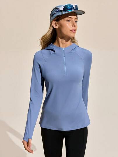 Exploreva Casual Versatile Striped Zipper Sweatshirt, Suitable For Hiking, Outdoor Sports