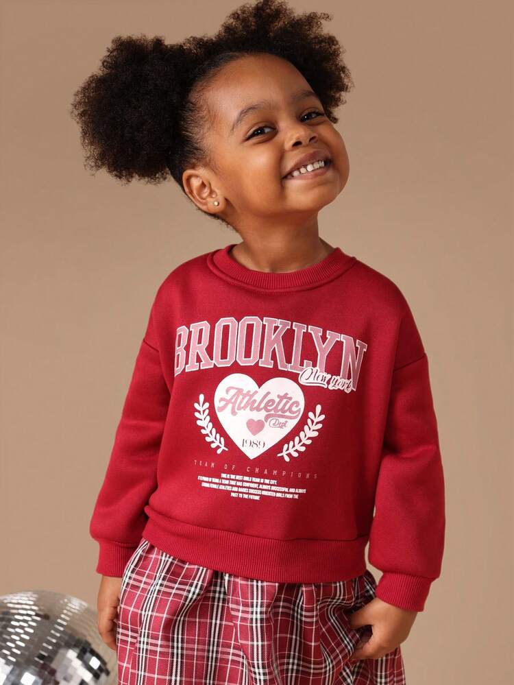 Crew Neck Long Sleeve Plaid Twofer Dress