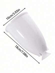 1 Piece White Donut Maker, PP Material, DIY Baking Tool And Milk Frother, Kitchen Baking Supplies - White - View 6