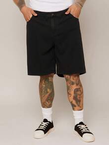 EASEVO 大码男士宽松休闲梭织牛仔短裤、梭织阔腿裤，多色装 - 彩色 - 查看 10