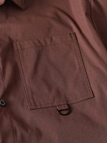 Manfinity VCAY Set 2 bucăți cămăși țesute pentru bărbați, casual, lejer, cu mânecă scurtă, multicolore, stil tânăr și la modă