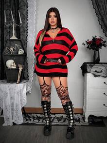 Whyspr Pull à capuche oversize à rayures blocs de couleurs, automne/hiver - Multicolore - Voir 5