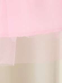 Glamorique Kids Baby Girl Flower Bridesmaid Dress, Wedding, Flower Girl ,Elegant,Pink Dress,3D Rose,Wedding Guest Dress,Suitable For Formal Occasions,