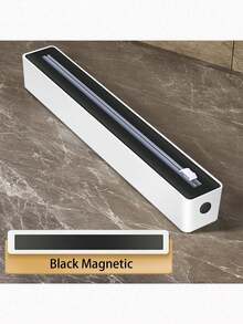 1pc 2-In-1 Kitchen Cling Film Dispenser With Cutter, Plastic Food Wrap Roll Holder - Multi-Functional Plastic Cutter For Cling Film, Baking Paper, And Foil - Essential Kitchen Organizer For Food Preservation And Storage