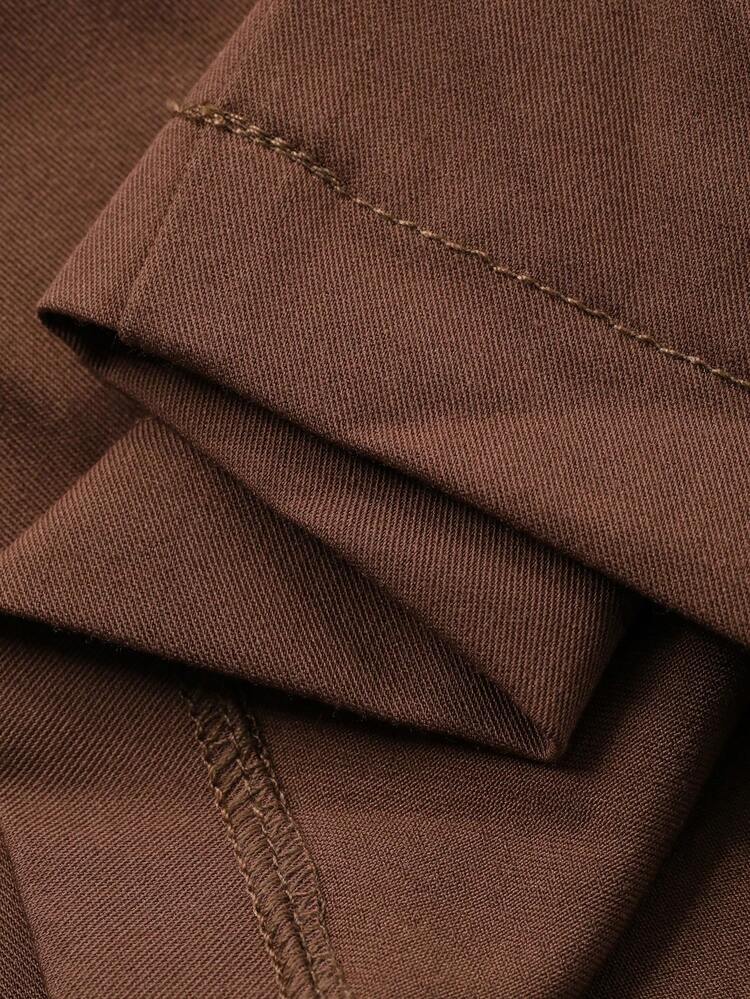 Tween Girls Solid Color Woven Wide Leg Pants, Fall