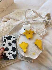 Joivida Túi đeo chéo hình con vịt 3D Túi đeo vai mini bằng da PU in hình động vật dễ thương Ví đựng tiền xu cho nữ, dùng hàng ngày, đi chơi, tiệc tùng, ý tưởng quà tặng Phụ kiện thời trang - Nhiều màu - Xem 11