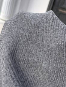 Pariaura 女士时尚围巾毛衣配饰，适合秋季通勤 - 灰色 - 查看 8