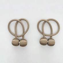 1 件/2 件厂家直销磁性窗帘系带，无需钻孔创意吊绳球，现代简约，圣诞装饰，家居装饰，卧室，客厅，浴室装饰，乔迁贺礼 - 彩色 - 查看 9