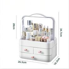 High-End Large Capacity Makeup Organizer Box, Dresser Drawer Storage Rack For Cosmetics And Jewelry - Multicolor - View 7