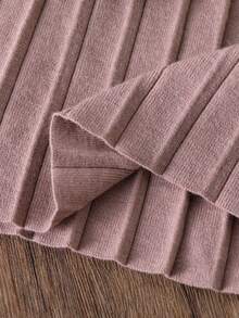 Conjunto de suéter para niñas preadolescentes, suéter de punto hecho a mano con cuello redondo, botones, manga larga y lazo a juego + falda mini plisada del mismo color, corte holgado, suave y cómodo, adecuado para primavera/otoño, uso diario, exterior, viajes, vacaciones, hogar y juegos de niños