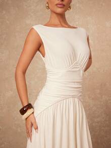 Lumalex 早春船领收腰褶皱连衣裙,蓬松舒适柔软,适合女性度假、生日、婚礼、情人节礼物指南、浪漫情人节装扮、宾客婚礼、情人节礼物指南、浪漫情人节装扮、派对、夏季假日海滩装扮,尽显奢华格调,低调奢华,适合舞会、聚会、宴会、低调优雅、复古富贵、锐舞派对、音乐节等场合,层次丰富,适合长款婚礼、情人节礼物指南、浪漫情人节装扮、宾客礼服、早春连衣裙、象牙色女士连衣裙、优雅长裙、新款高端优雅低调复古闪亮假日派对装扮、锐舞音乐节、郊游、游泳、度假、波西米亚风、海滩、热门户外、层次丰富、婚礼季宴会、成人礼、海滩、海边、褶皱斜肩收腰直筒连衣裙,适合女性穿着。 - 杏色 - 查看 4