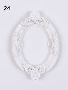 1 khung ảnh mini kiểu Châu Âu cổ điển màu vàng INS, phụ kiện trang trí móng tay, vòng cổ, trang sức, phông nền chụp ảnh, không có keo dán mặt sau. - Nhiều màu - Xem 18