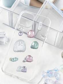 SHEIN 3D Cute Stickers - Cartoon Hot Dog Sushi Bubble Stickers, Kawaii Mini Fluffy 3D Reusable Puffy Sticker Scrapbooking Planner Diary Notebook Laptop Phone Case Decor (Solid Product) - Multicolor - View 3