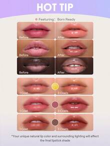 SHEGLAM Glass Lock Air 唇彩-Sepia Kiss 品牌 美容 化妝 化妝品 適合女性與女孩 完美搭配冬季春季 Y2K 時尚 流行 生日禮物 假期 派對準備就緒 最佳顏色 - Sepia Kiss - 查看 12