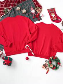 Manfinity Homme Hanorac de Crăciun pentru bărbați, mărime standard, cu model drăguț de ren, cu umeri căzuți, potrivit pentru întâlniri în cuplu, reuniuni în familie, ieșiri de Crăciun, cadou pentru iubit